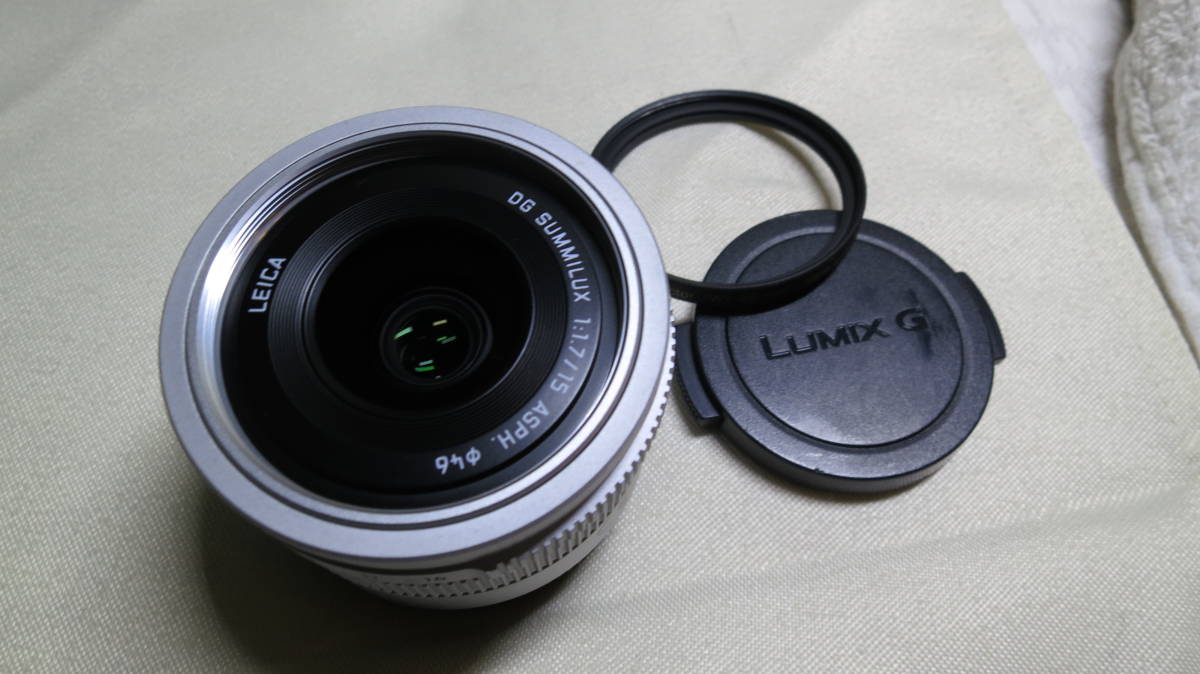美品 パナソニック ライカ DG SUMMILUX 15mm/F1.7 ASPH. H-X015-S