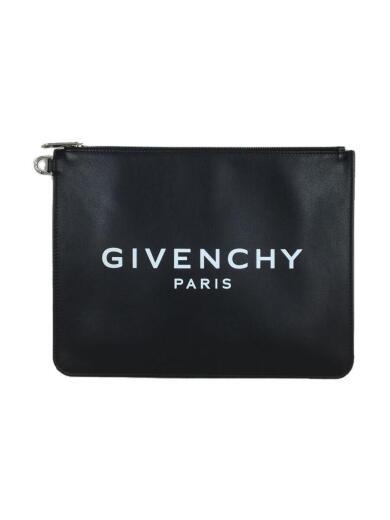 ☆GIVENCHY ジバンシィ ジバンシー ビッグロゴ ロゴ プリント クラッチ