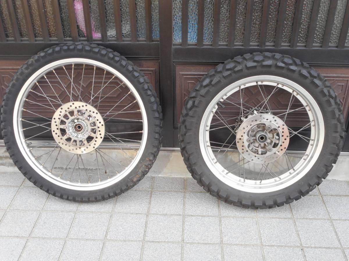 セロー225Wホイール前後-