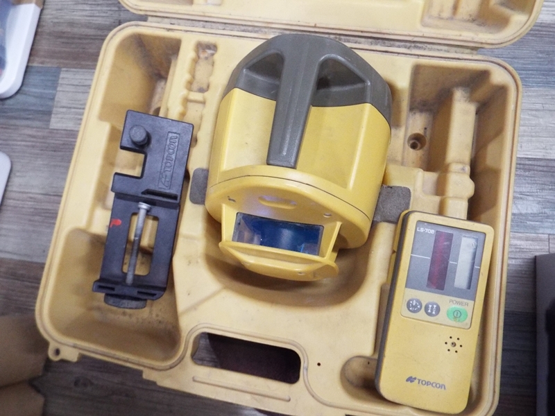 動作品 TOPCON トプコン ローテーティングレーザー RL-H3C 受光器 LS