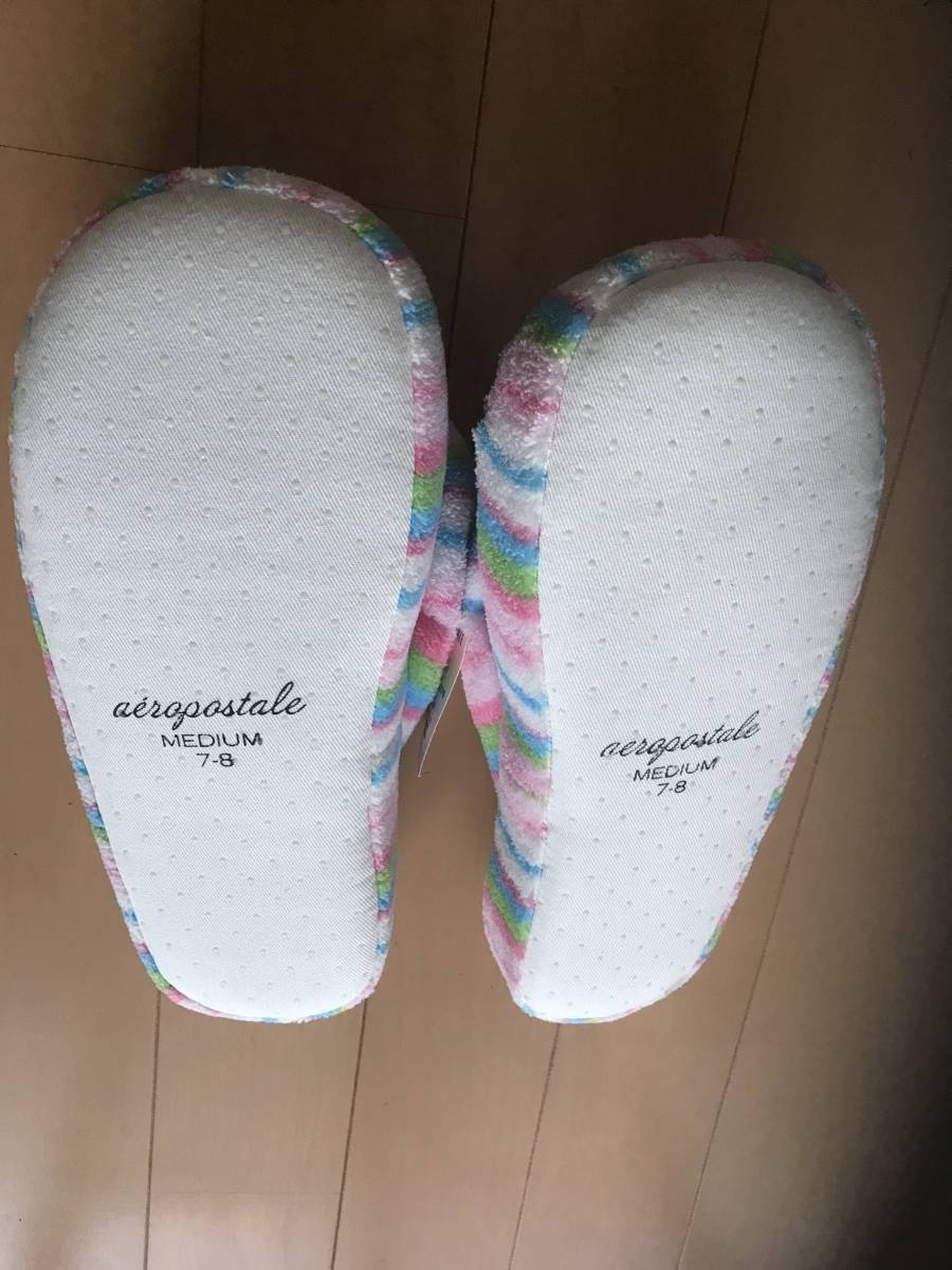  Aeropostale room slippers for women USA size 7~8(24cm~25cm) unused aba