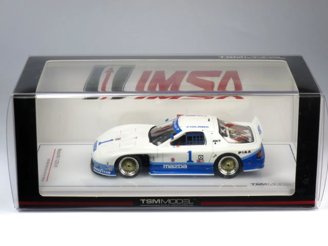 TrueScale miniatures 1/43 Mazda RX-7 GTO IMSA No.1 mid o high o250km victory car 1990 (TSM430458)