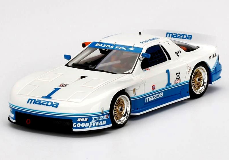 TrueScale miniatures 1/43 Mazda RX-7 GTO IMSA No.1 mid o высокий o250km победа машина 1990 (TSM430458)