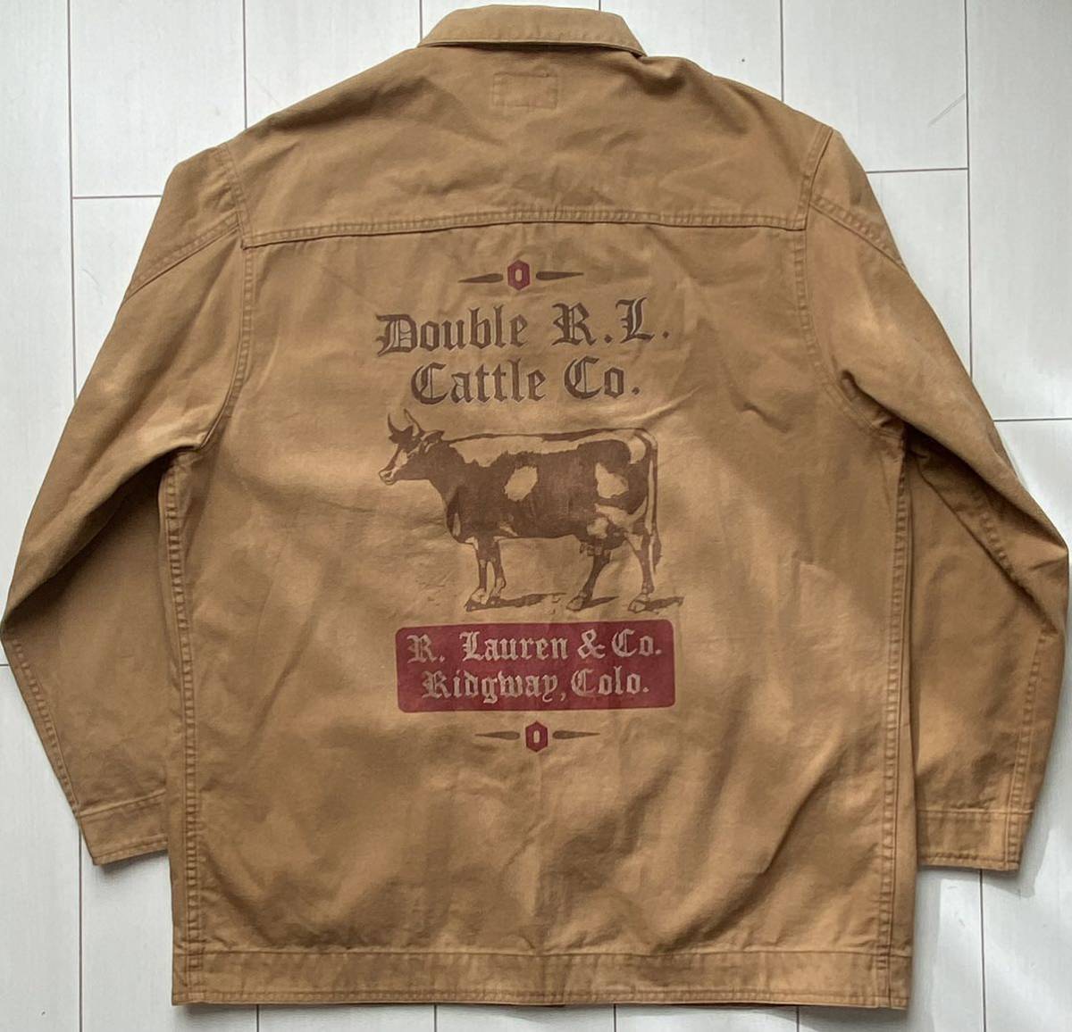 送料無料 美品 90s USA製 vintage ビンテージ RRL DOUBLE RL ダブルアールエル POLO COUNTRY ラルフローレン  ダック地 カバーオール XL 80s