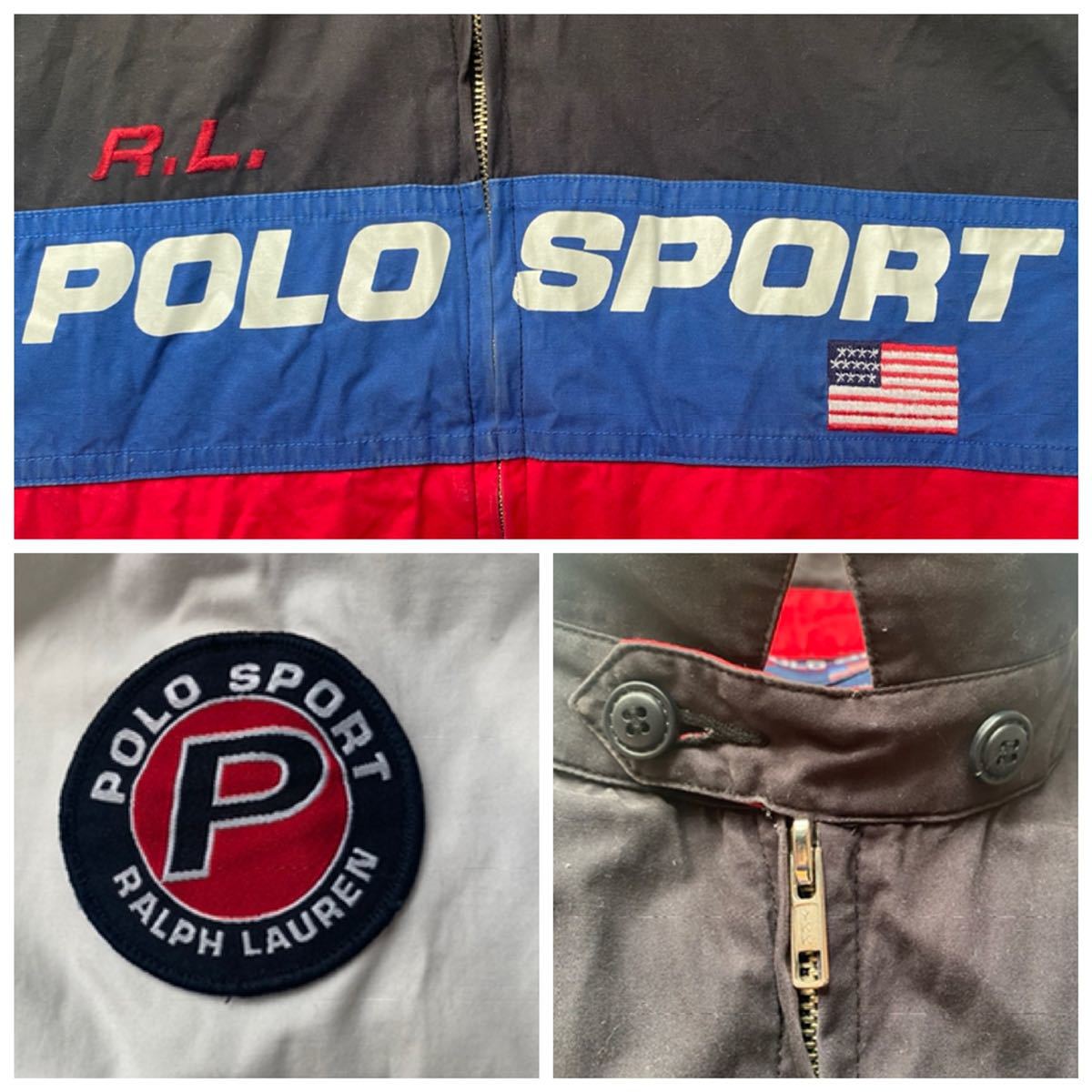 送料無料 美品 90s vintage ビンテージ POLO SPORT ラルフローレン