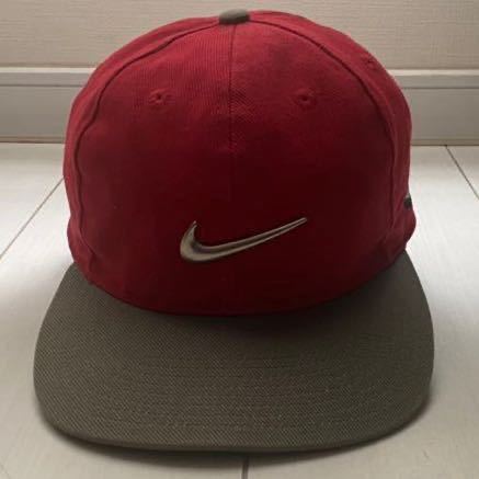 送料無料 美品 90s 00s VINTAGE NIKE GOLF 立体 swoosh スウォッシュ 刺繍 キャップ ナイキ ゴルフ CAP 帽子  TIGER WOODS タイガー ウッズ