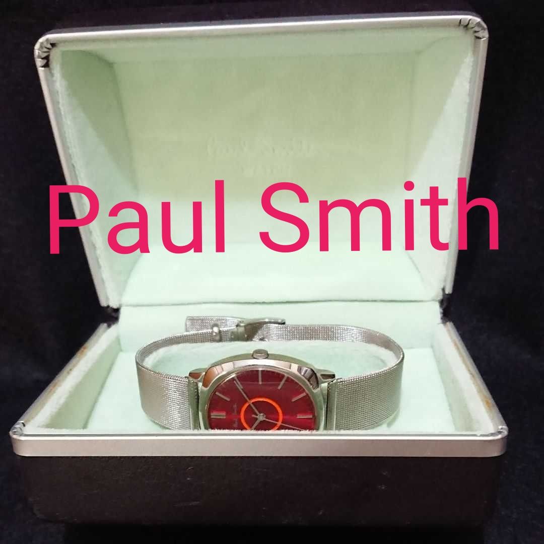 ポールスミス 腕時計 メンズ 赤