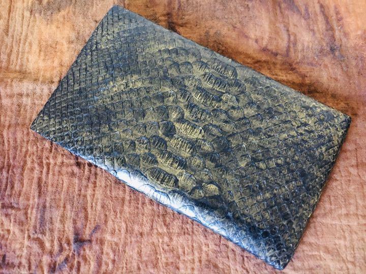 ☆美品☆金箔パイソン長財布レザーウォレットシャンボールセリエ ☆美品☆金箔パイソン長財布レザーウォレットシャンボールセリエ