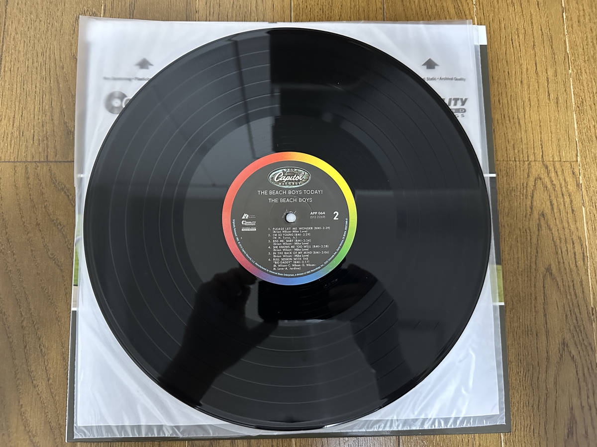 定番人気 アナログプロダクション The Beach Boy Today! 高音質 LP www