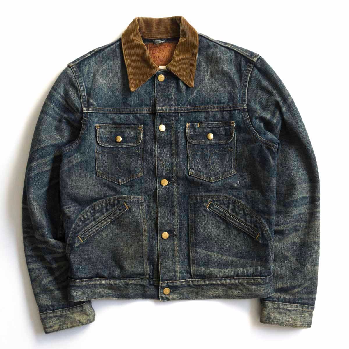 ヤフオク! - 【名作】RRL 【NEW ROPER JACKET】M 襟...