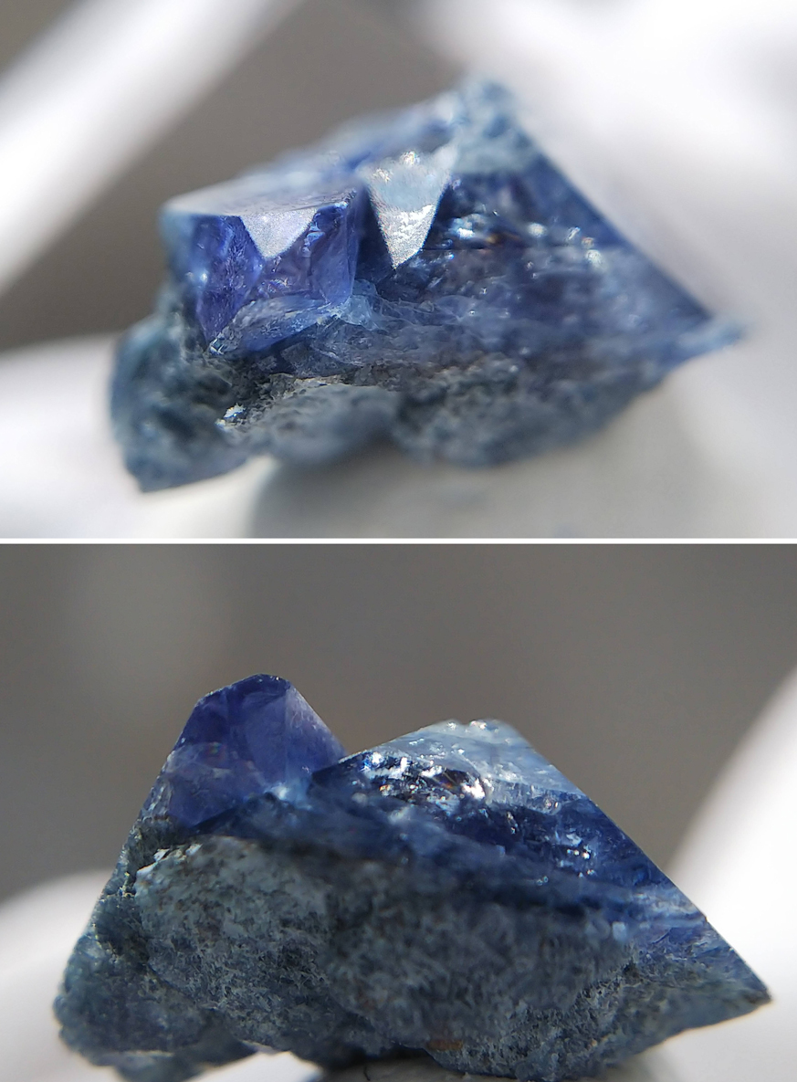 ベニトアイト&ジョアキナイト ベニト石&ジョアキン石 結晶 原石 標本