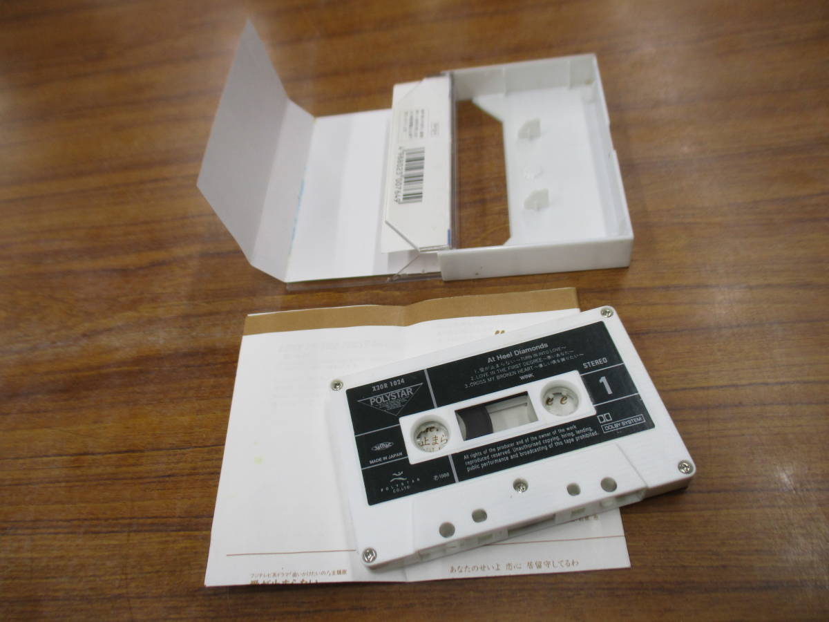 S-3580【カセットテープ】歌詞カードあり / ウィンク WINK At Heel Diamonds / 愛が止まらない / X20R-1024 / cassette tape_画像3