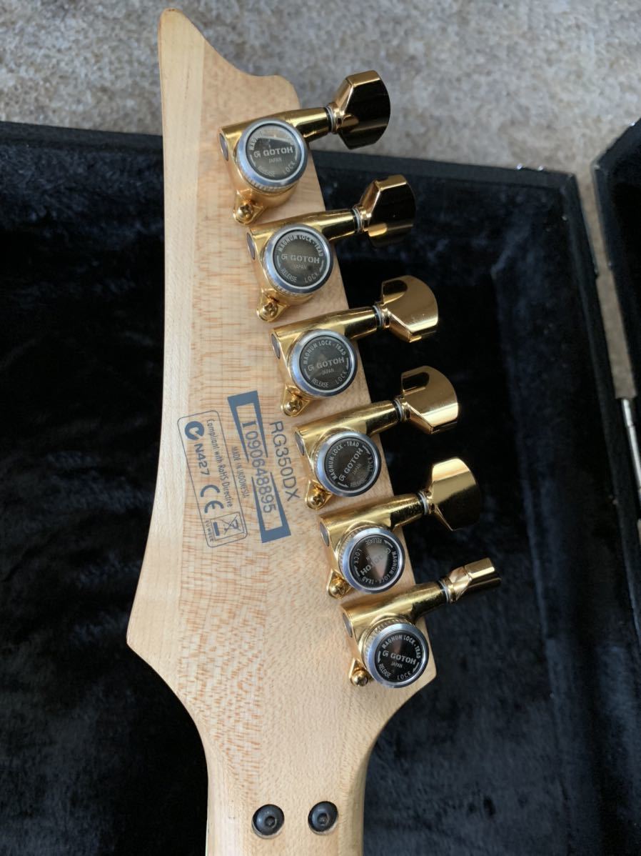 Ibanez RG350DX CUSTOM GOLD Dimarzio UtoPIA アイバニーズ Ibanez RG350DX CUSTOM GOLD Dimarzio UtoPIA アイバニーズ