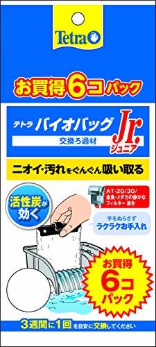 テトラ (Tetra) バイオバッグジュニア お買得6コ入りエコパック ろ材 アクアリウム 熱帯魚 メダカ_画像1