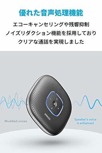 Anker PowerConf スピーカーフォン オンライン会議 テレワーク （グレー：メタリック）_画像4