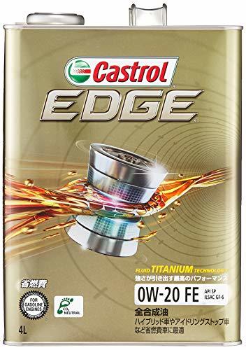 カストロールエンジンオイルEDGE 0W-20 API SP 4L4輪ガソリン車専用全合成油Castrol_画像1