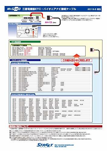 三菱電機製ETC パイオニアナビ接続ケーブル AH-13 AH-13_画像3