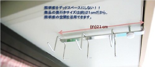 キッチンツールフック 18-8ステンレス製 穴あけ不要 日本製 キッチンツールスタンド_画像4