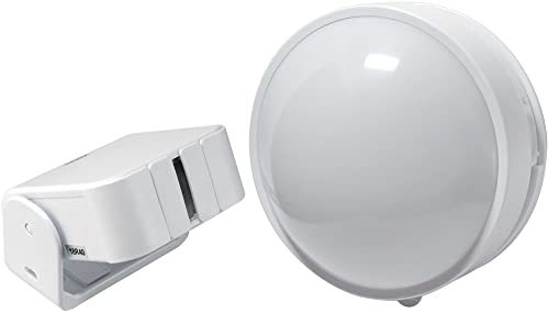 リーベックス(Revex) ワイヤレス チャイム XPNシリーズ 送受信機セット 防雨型人感センサー 増設用 防雨型受信LEDライト 防犯