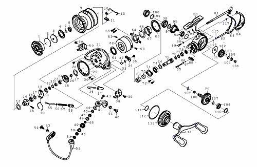 ダイワ(DAIWA) 純正パーツ 19 イグジスト LT2500S-DH ドラグノブ 部品番号 1 部品コード 139757_画像2