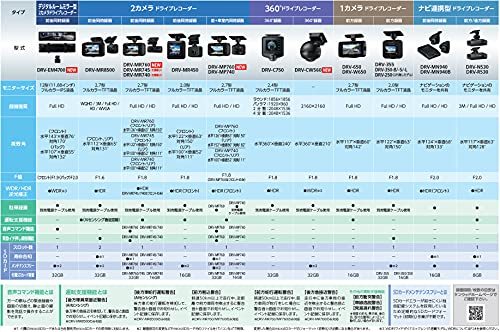 KENWOOD(ケンウッド) ドライブレコーダー DRV-MR760 ユーザーの声に反応して緊急録画を開始できる音声コマンド機能搭載 前後 2カメラ_画像7