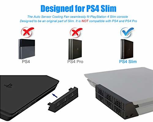 ElecGear PS4 Slim用自動冷却ファン、外付けターボUSBクーラーファン、PlayStation 4 Slim_画像2