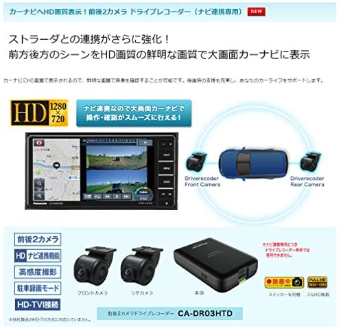 パナソニック(Panasonic) 7型ワイド カーナビ ストラーダ CN-HE01WD_画像5