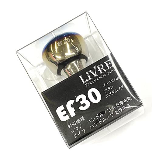リブレ(LIVRE) 5995 EF30 ノブ単品 (1個入り) シマノ・ダイワ共通 ファイヤー＆ゴールド