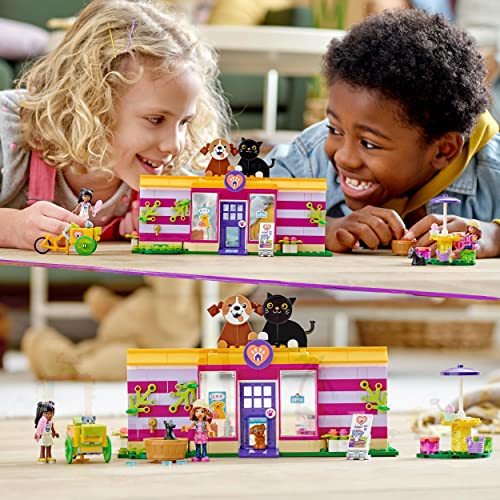 レゴ(LEGO) フレンズ わくわくペットカフェ 41699 おもちゃ ブロック プレゼント お人形 ドール 動物 どうぶつ 女の子_画像6