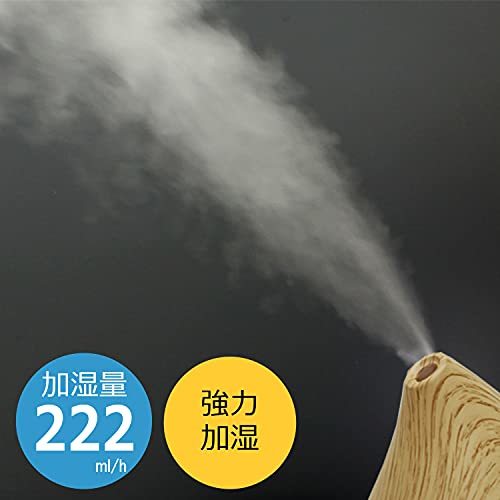 東京Deco しずく型加湿器 超音波式 上部給水タイプ 容量3.8L ホワイト 連続加湿12時間 [上から注ぐ！簡単給水] 白 アロマ対応 3800ml_画像4