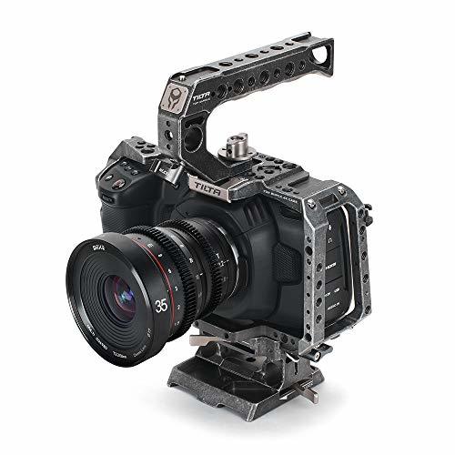 Meike 35mm T2.2 M4/3 マニュアルフォーカス シネマレンズ用 マイクロフォーサーズ MFTカメラ とBMPCC Blackmagic Pocket Cinema_画像5