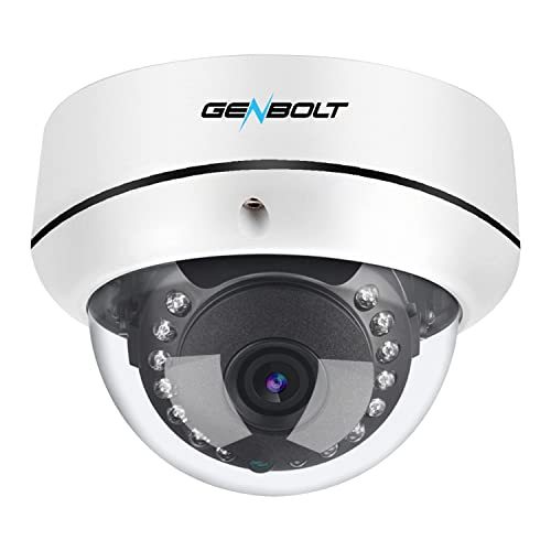 【増設専用】POE ドーム型防犯カメラ 屋外 500万画素 監視カメラ GENBOLT 監視カメラセット(GB215X)