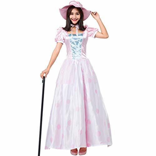 [R-Dream] ハロウィン 仮装 コスプレ 羊飼い キャラクター コスチューム 衣装 大人 レディース 女性 ピンク おもちゃ