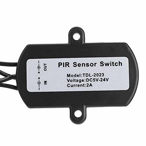 人感センサースイッチ 赤外線人感センサー PIR赤外線 USB式 PIRモーションセンサー 120度 5-8M検出可能 省エネ 自動点灯消灯 屋外_画像4