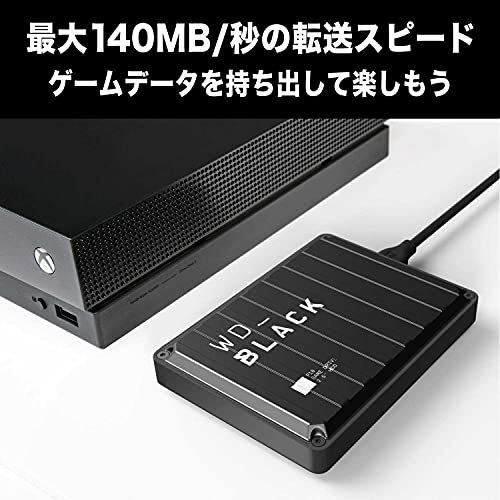 WD ポータブルHDD 2TB WD_Black P10 USB 3.2 Gen1 / 3年保証 【PS4 / Xbox Oneメーカー動作確認済】WDBA2W0020BBK-WESN_画像3
