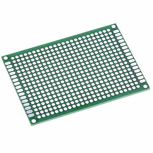 ユニバーサル 基板 両面 PCB回路基板 プリント基板 5x7cm 厚さ1.6mm 12枚セット_画像3