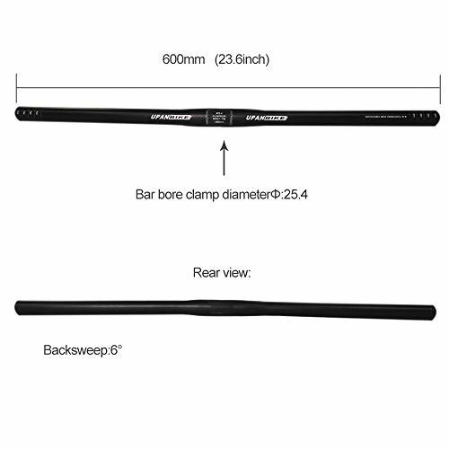 マウンテンバイク ロードバイクハンドル 自転車のハンドルバー 25.4mm x60cm ストレートバー_画像2