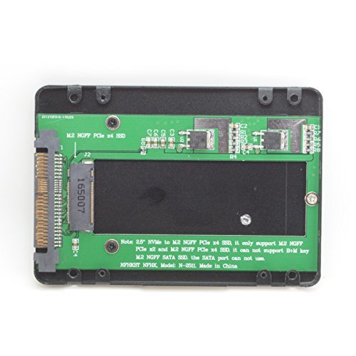 CY SFF-8639 NVME U.2-NGFF M.2 M-key PCIe SSDケース エンクロージャ ブラック マザーボード用 SSD 750 P3600_画像6