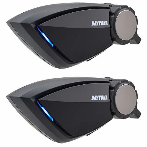 デイトナ バイク用 インカム 2個セット 4人通話 最大800m通信 通話自動復帰 Bluetooth DT-E1 (ディーティーイーワン)_画像1