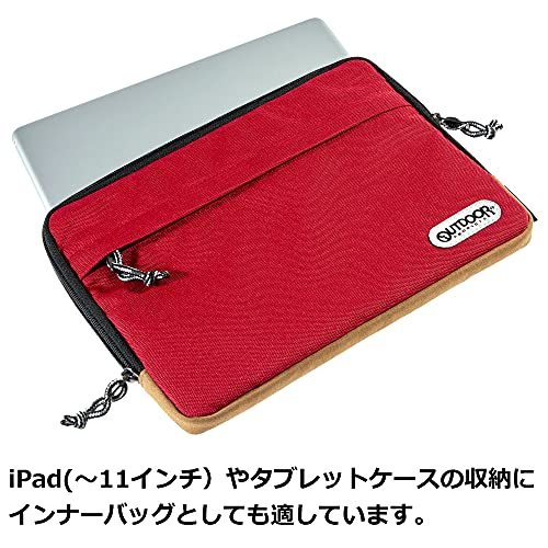 【Amazon.co.jp 限定】OUTDOOR PRODUCTS(アウトドアプロダクツ) タブレットケース01 レッド AMZODTBC01RD 汎用タブレットケース_画像2