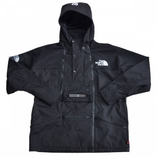 SUPREME シュプリーム × The North Face ザノースフェイス STEEP TECH RAIN SHELL Hooded Jacket ジャケット 16ss ブラック S R2A-169555