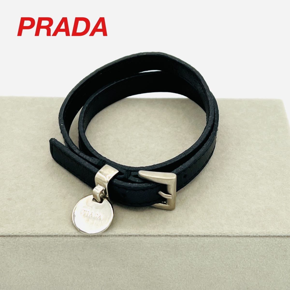 PRADA プラダ ブレスレット ブラック - ブレスレット
