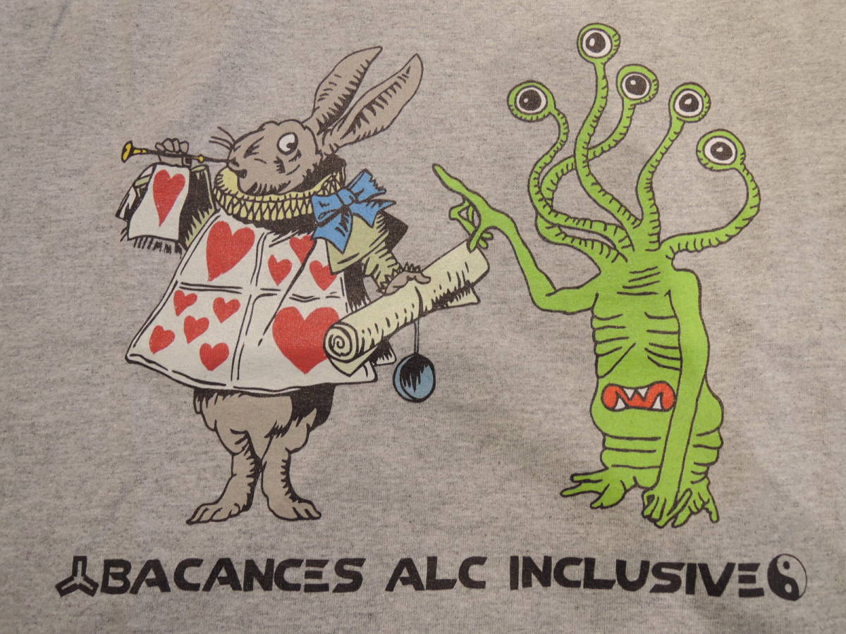 AlexanderLeeChang アレキサンダーリーチャン BACANCES ALC INCLUSIVE BLC L/S T ALEX RABBIT 灰 XL 2022秋冬 最新 ZOZOTOWN完売 送料\210~_画像2