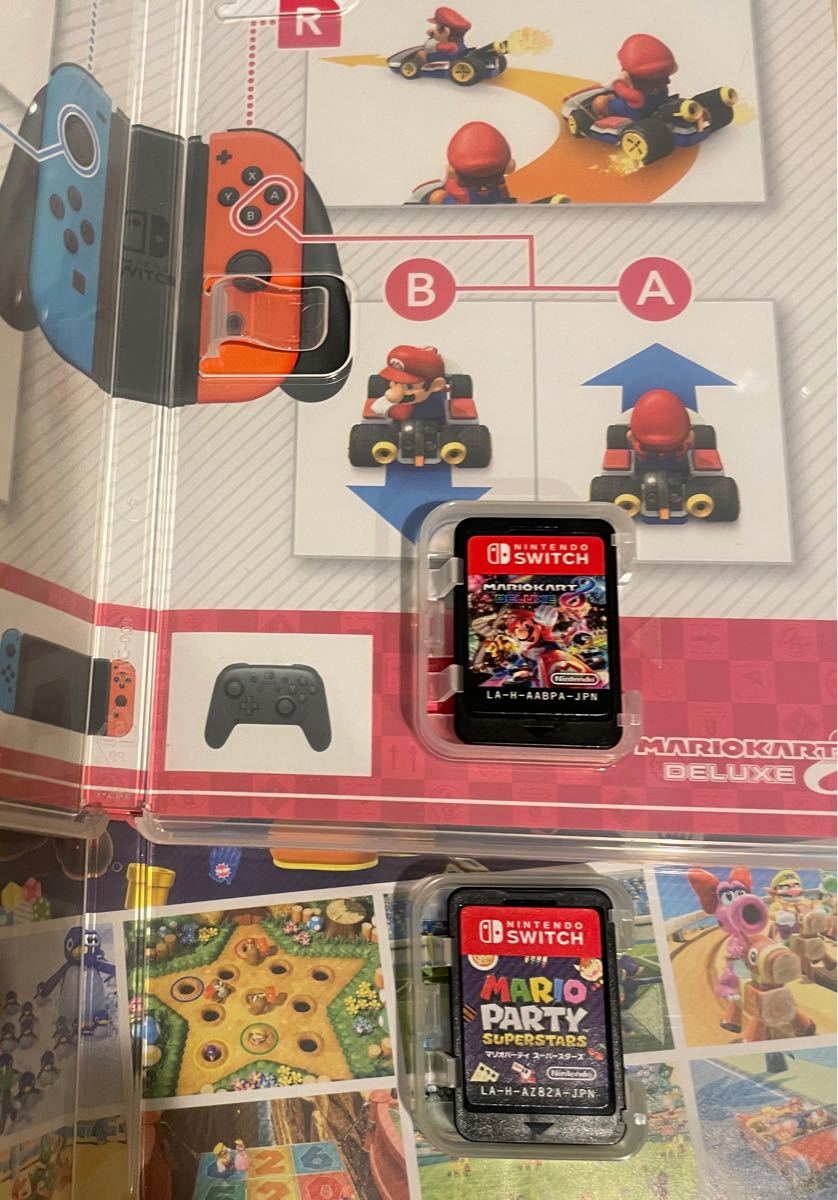 Nintendo Switch マリオカート8デラックス マリオパーティ スーパースターズ ソフト