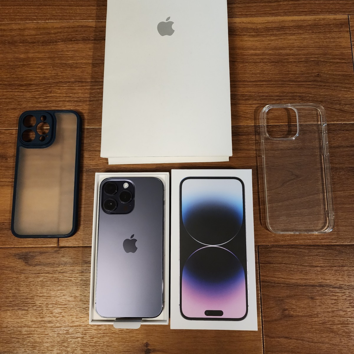 iPhone 14 Pro Max 128GB ディープパープル MQ993J/A 国内 SIMフリー版 本体 おまけ付き