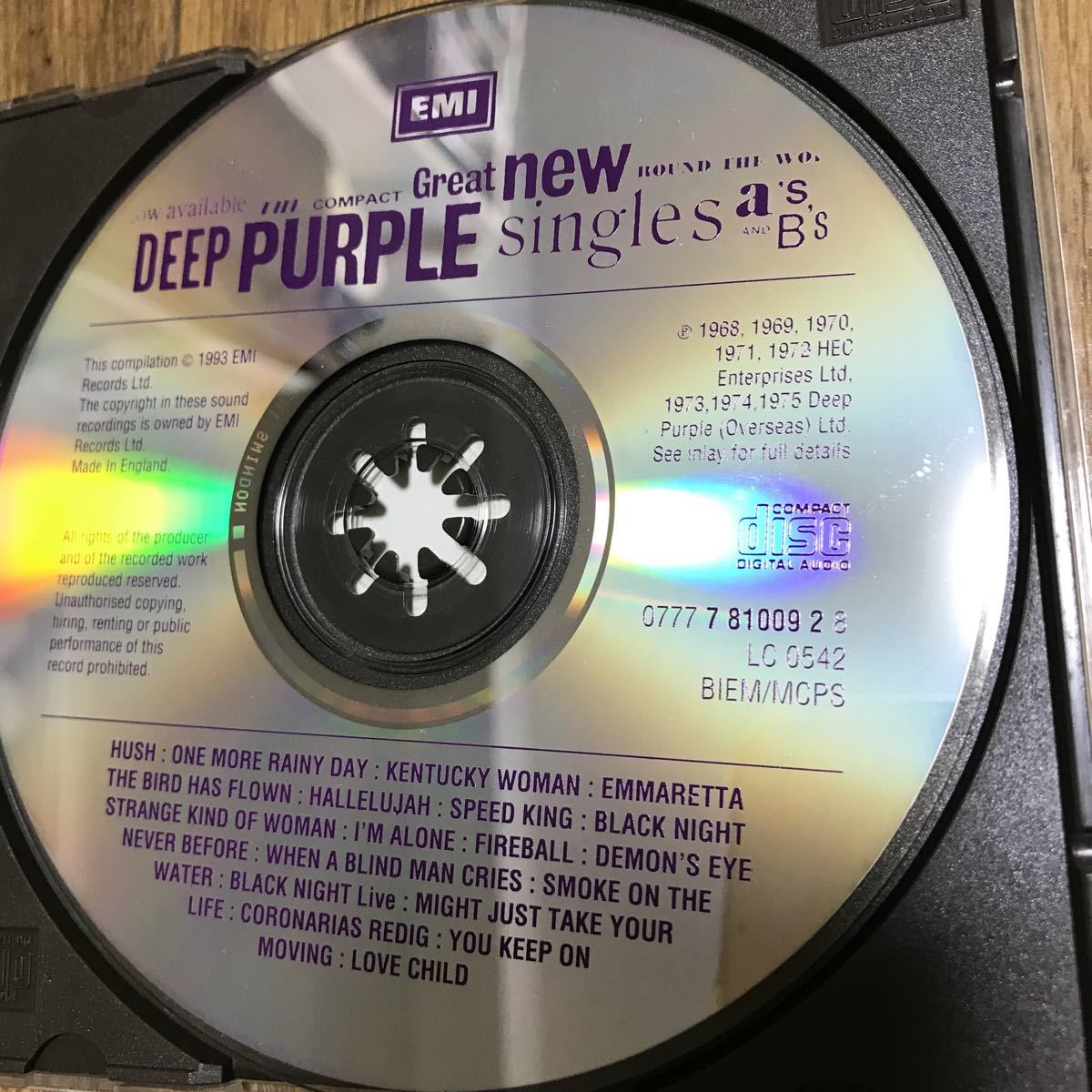 DEEP PURPLE／singles a’s b’s／中古CD 送料無料_画像4