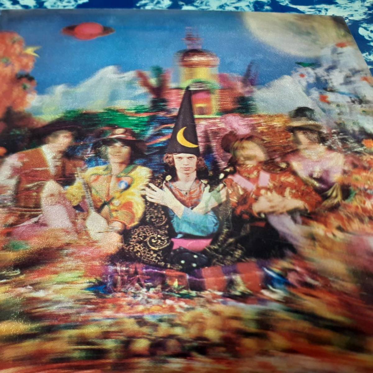 英DECCAオリジLP！緑ラベル深溝 3Dジャケ！Rolling Stones / Their Satanic Majesties Request 1967年 TXS 103 インナースリーヴあり！_画像5