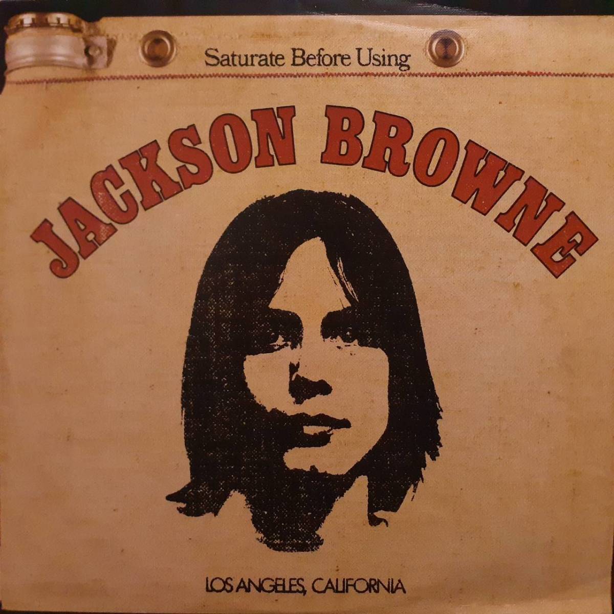 高音質！英ASYLUMオリジLP 白ラベル Jackson Browne / Jackson Browne (1st) 1972年 SYL 9002 テクスチャー・ジャケ！ジャクソン・ブラウン_画像1