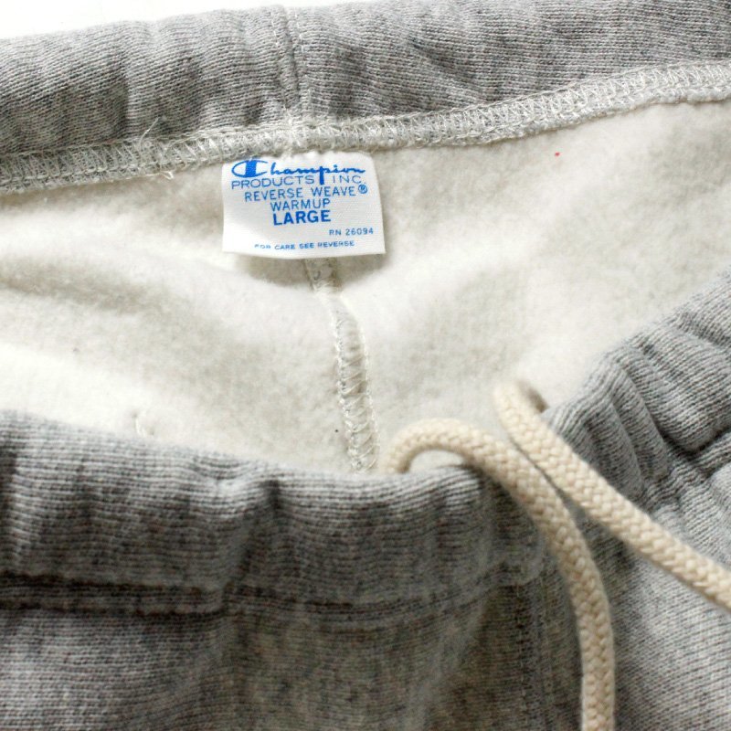 新品 Champion チャンピオン 青単タグ リバースウィーブ スウェットパンツ スエットパンツ 11.5oz 肉厚 厚手 ストレート 杢グレー M_画像はLですがMサイズでの取引となります