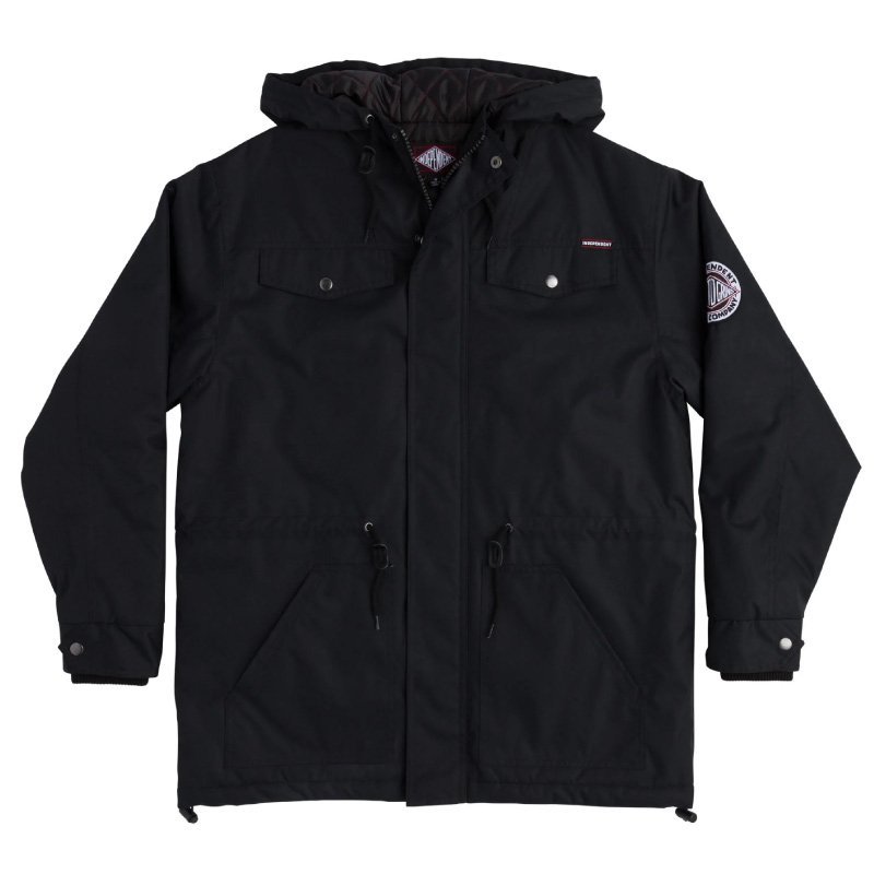 セール SALE 新品 INDEPENDENT インディペンデント 中綿ジャケット フード付きジャケット 防寒アウター 黒 ヴィンテージブラック XL